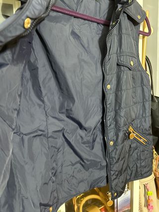 Chaleco Massimo Dutti Azul Mujer