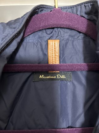 Chaleco Massimo Dutti Azul Mujer