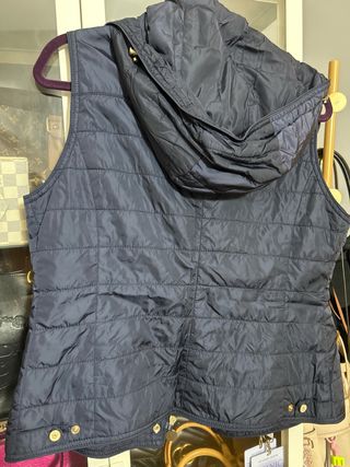 Chaleco Massimo Dutti Azul Mujer
