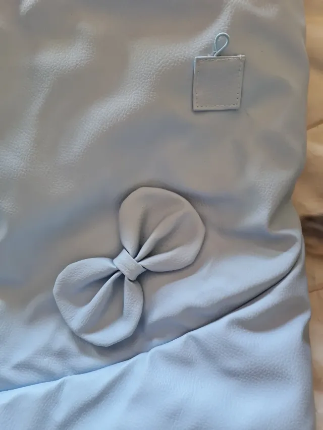 Saco silla bebé invierno azul