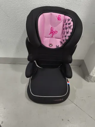 Silla de coche para niñ@ con diseño de mariposas