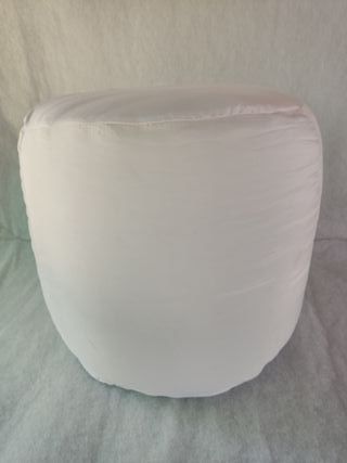 Puff artesanal terciopelo verde botella52x52x48 cm