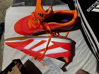 Zapatillas Adidas Fútbol Sala Naranja/Blanco