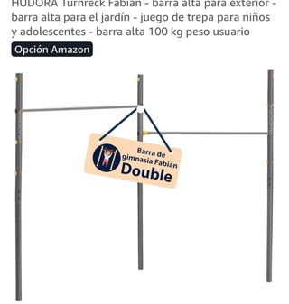 HUDORA Barra Alta Gimnasia Exterior