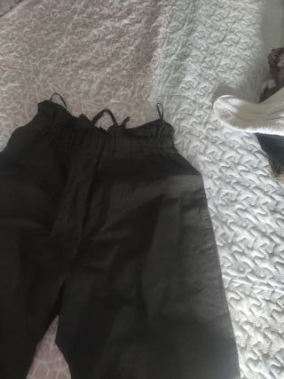 Pantalones verdes de talle alto