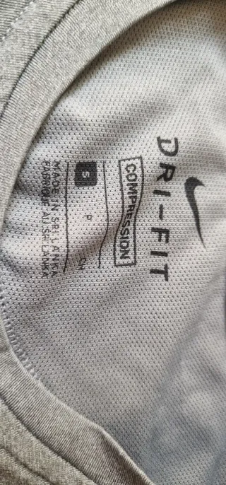 Camiseta Nike Pro Compression Talla S Gris