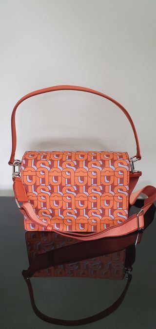 Bolso bandolera Tous Manifesto naranja y morado