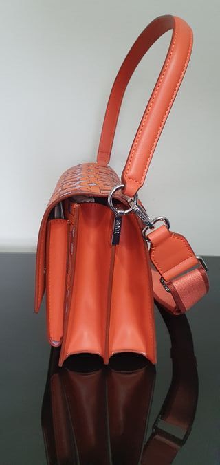 Bolso bandolera Tous Manifesto naranja y morado