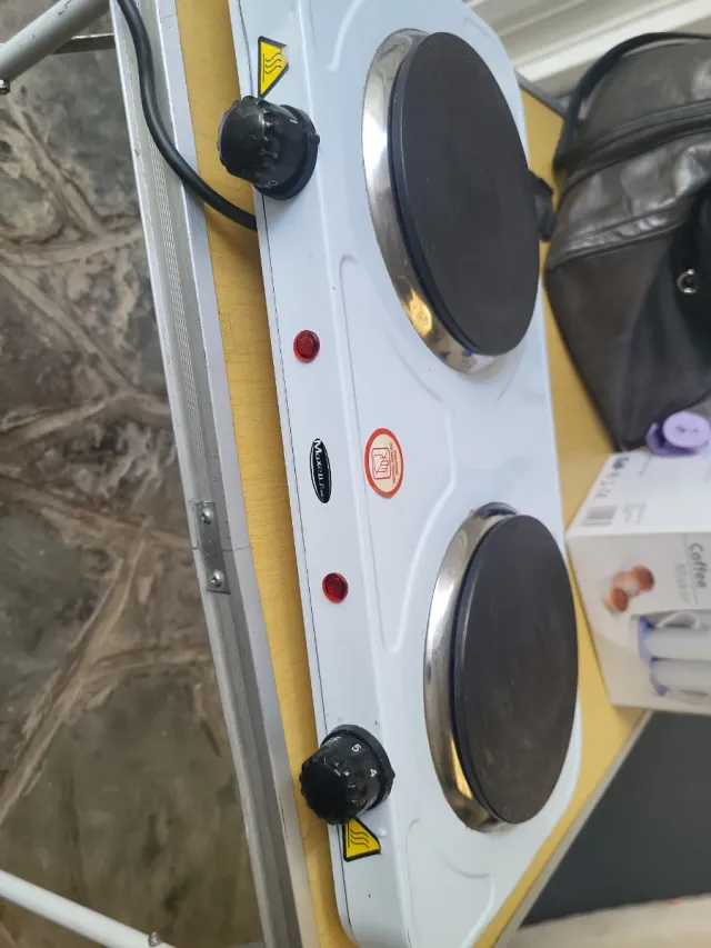 Plancha Eléctrica Doble Cocina