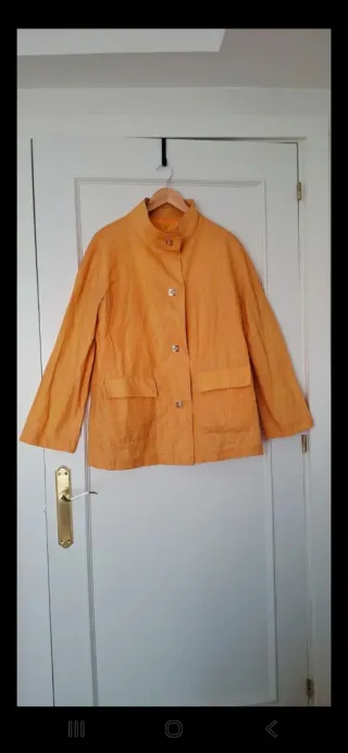 Gabardina Adolfo Dominguez Lino Amarillo