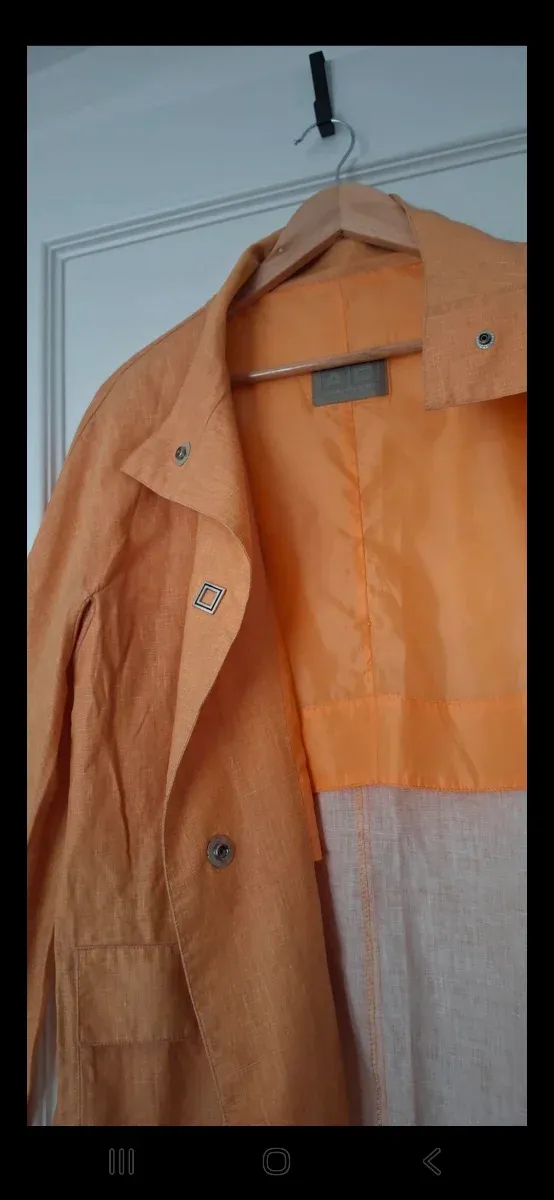 Gabardina Adolfo Dominguez Lino Amarillo