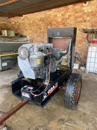 Generador eléctrico diésel de 20 kva con remolque