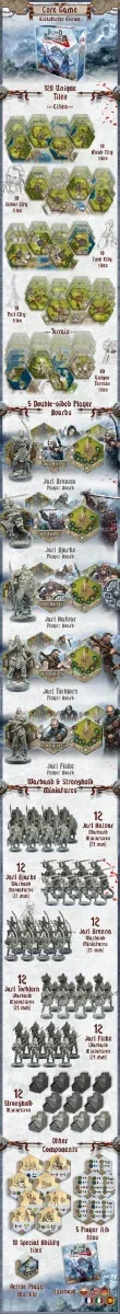 Juego d mesa Blood of The Northmen + Test of Faith