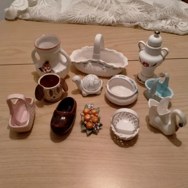 Lote figuras porcelana decorativas