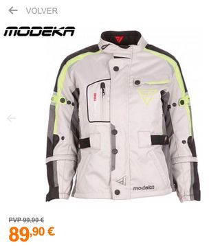Chaqueta Moto Niños Modela Talla 128