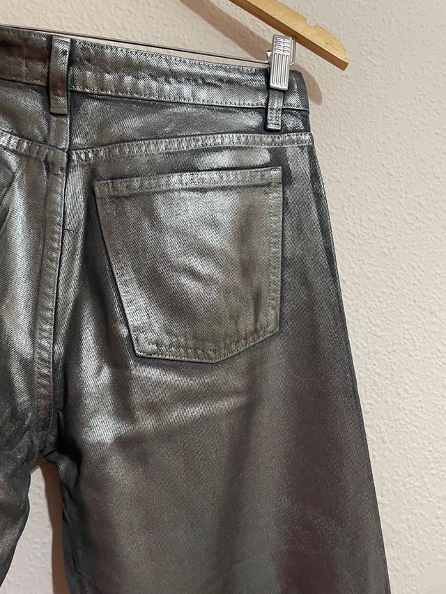 Pantalón Vaquero Gris Zara Nuevo sin etiqueta
