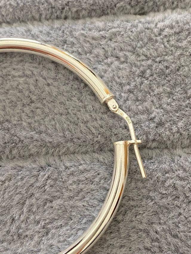 Aros Plata de Ley 925 - 3mm x 40mm