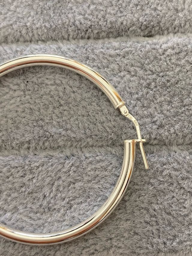 Aros Plata de Ley 925 - 3mm x 40mm