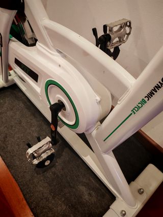 Bicicleta Estática Cecotec Blanca y Verde