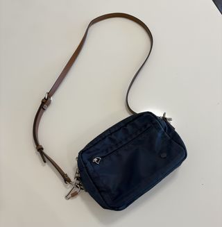 Bolso bandolera azul Paco Martínez