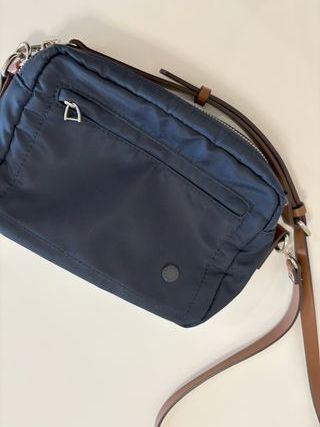 Bolso bandolera azul Paco Martínez