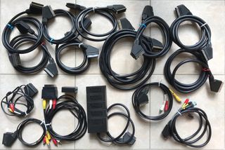 Stock cavi connettori adattatori SCART audio video