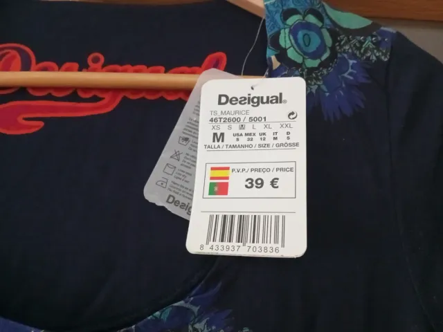 Vestido Desigual Azul/Verde Talla M