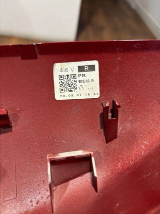 Tapa Espejo Mazda Roja