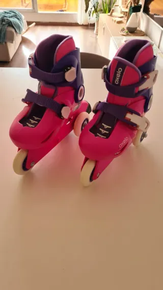 Patines Oxelo Rosas Talla Ajustable