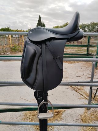 Montura de doma Negra Seminueva