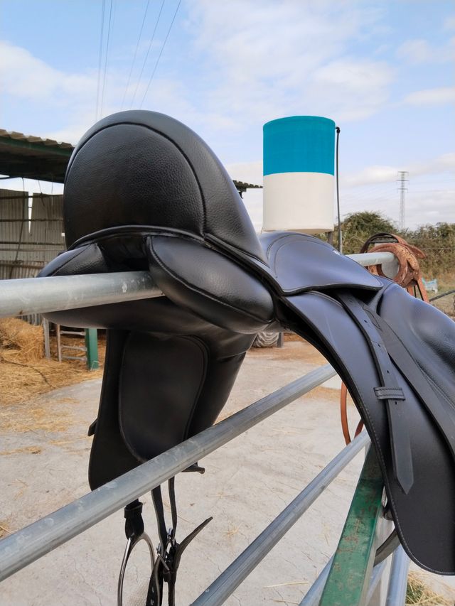 Montura de doma Negra Seminueva