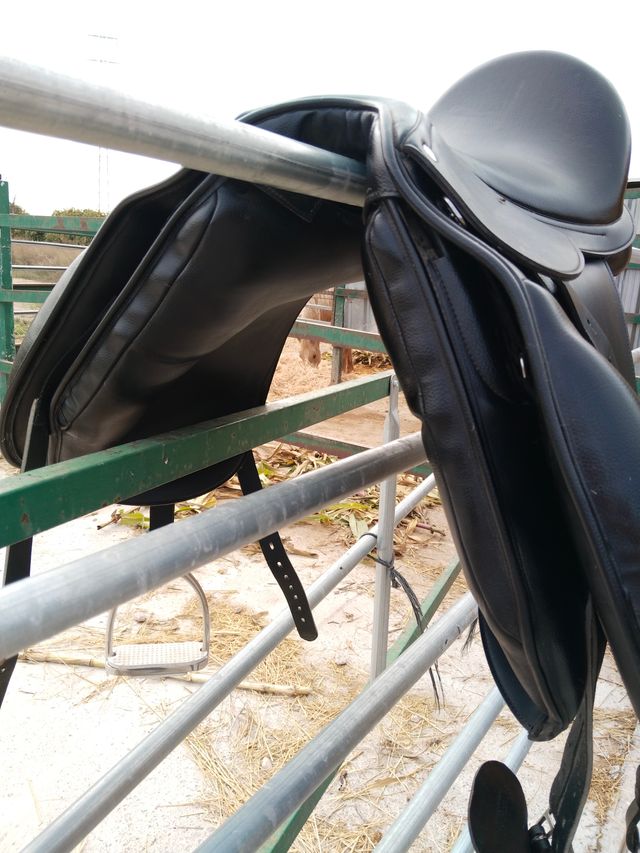 Montura de doma Negra Seminueva