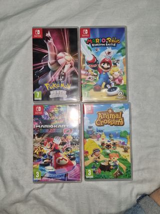 Pack 4 Juegos Nintendo Switch