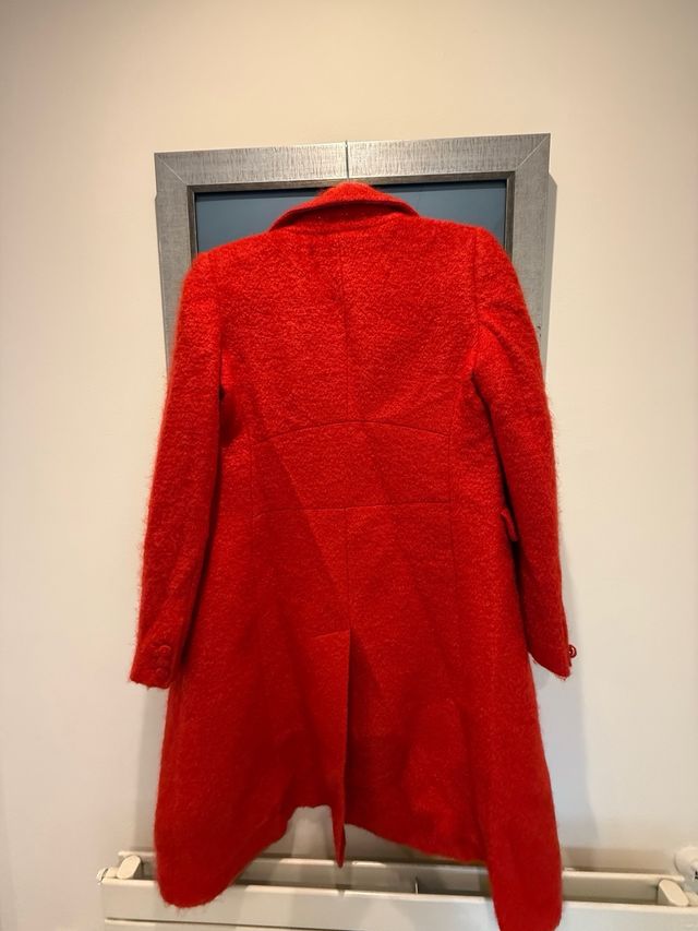 Abrigo Massimo Dutti Rojo