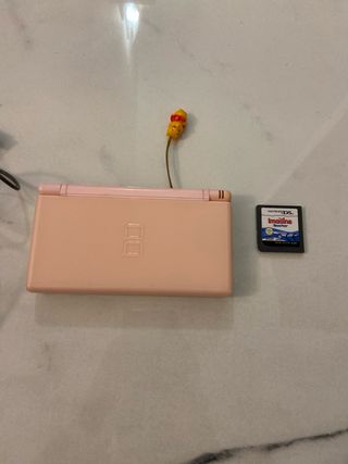 Nintendo DS Lite Rosa + Caricabatterie + Gioco