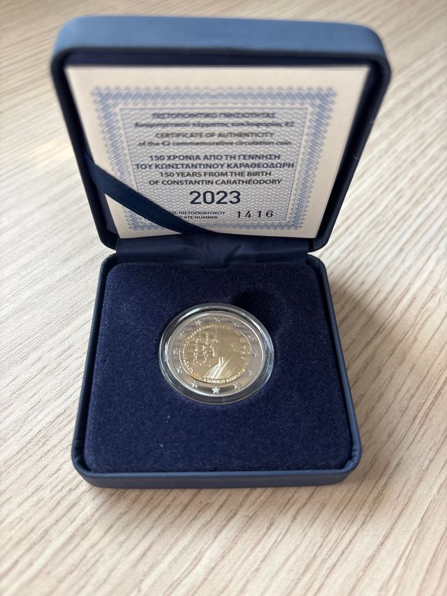 Moneda 2€ Grecia 2023 Constantin Caratheodory