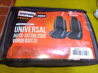 Fundas universales coche delanteras gris