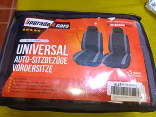 Fundas universales coche delanteras gris