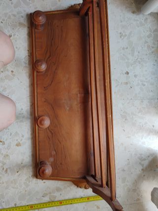 Perchero madera vintage años 50-60