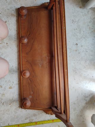 Perchero madera vintage años 50-60