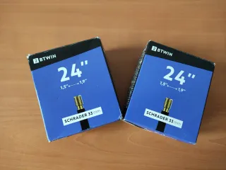 2 Cámaras de aire Btwin 24"