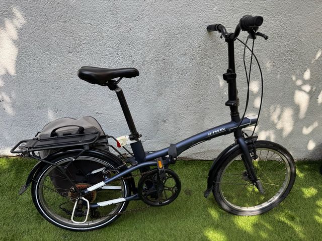 Bicicleta Plegable B'TWIN Tilt500 Azul