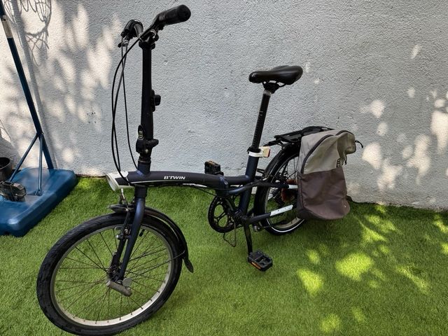 Bicicleta Plegable B'TWIN Tilt500 Azul