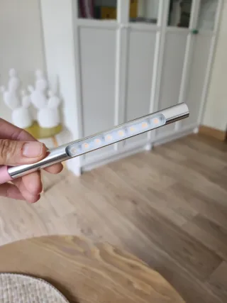 Lámpara IKEA HARTE Rosa y Plateada