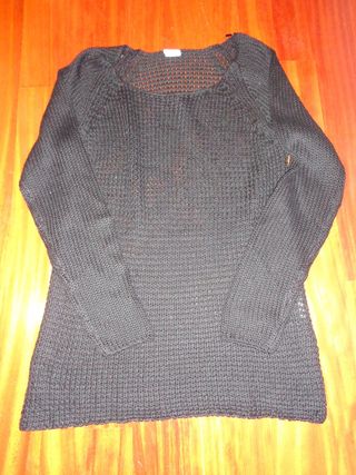 Jersey negro tejido Vero Moda
