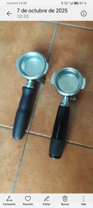 Portafiltros para cafetera (precio por unidad)