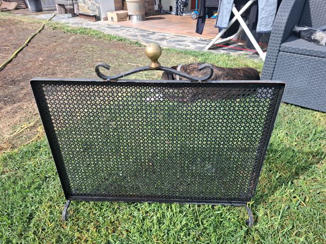 Rejilla para chimenea de metal