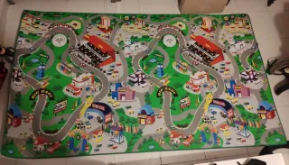 Alfombra circuito coches infantil juvenil