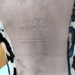 Zapatos Zara Animal Print 