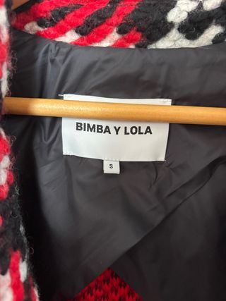 Abrigo Bimba y Lola cuadros 